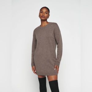 Reformation Cashmere Shirt Dress | Size, Medium